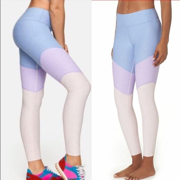 Outdoor Voices 7/8 Springs Leggings Lilac/Lavender/Dahlia Size Small - Picture 1 of 7